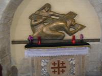 Spaziergang auf der Via Dolorosa (Straße der Schmerzen) - V. Station