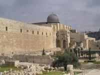 Blick auf die el-Aqsa-Moschee