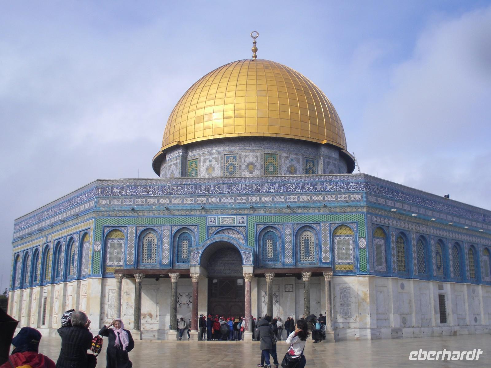 ... Felsendom auf dem Tempelberg ...