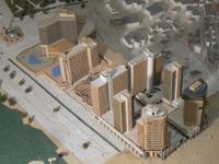 Modell von Tel Aviv im Shalom-Center