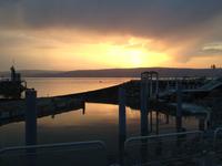 0133 Sonnenuntergang am See Genezareth