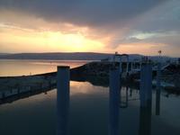 0135 Sonnenuntergang am See Genezareth