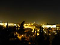 0490 Jerusalem bei Nacht