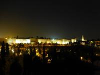 0495 Jerusalem bei Nacht