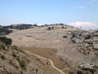 0687 Jerusalem - Blick von der Davidstadt auf den Ölberg