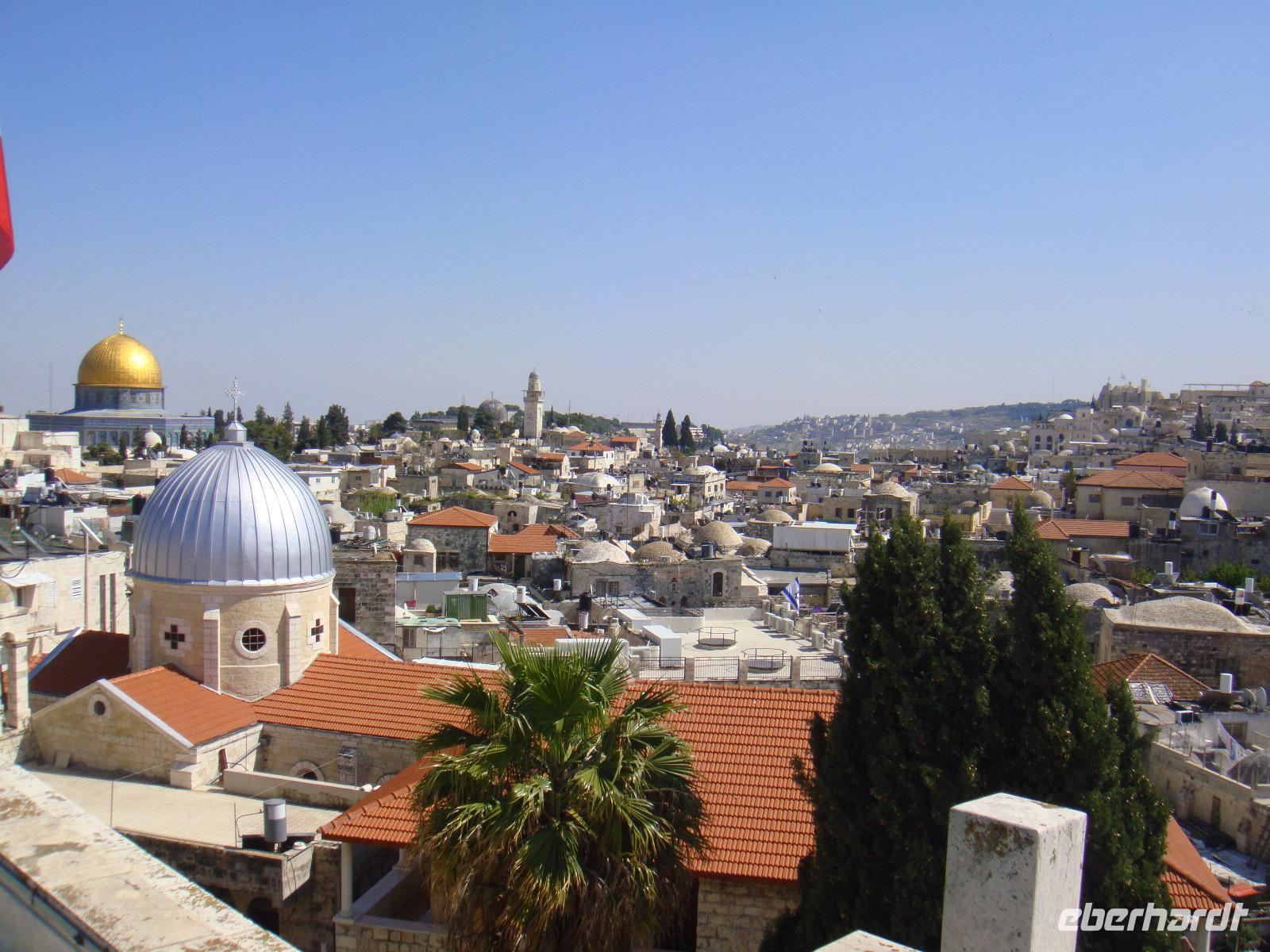 Blick vom Dach des österreichischen Hospitz