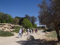 Auf dem Weg zum Grab von Ben Gurion