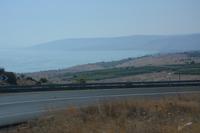 75 Fahrt entlang des See Genezareth