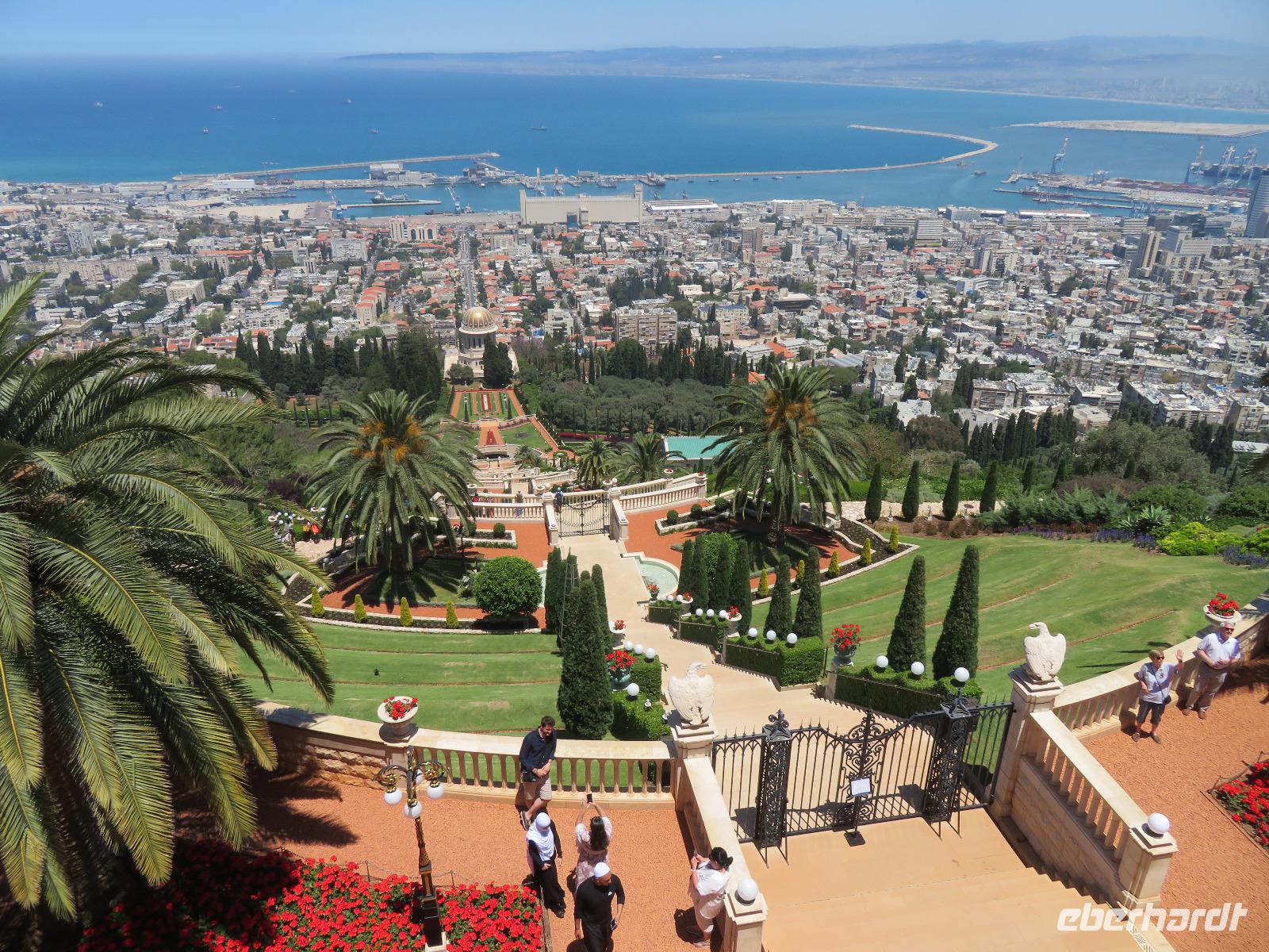 Rundreise Israel - Haifa, Bahai'i-Gärten