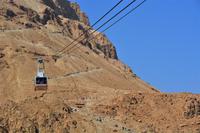 Fahrt mit der Seilbahn nach Massada