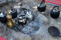 zentraler Platz im Beduinenzellt