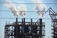 Eine Fabrik in der Negev