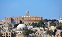 Blick auf Synagoge  und King David Hotel