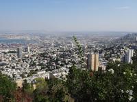 Baha'i Gardens - Blick auf Haifa