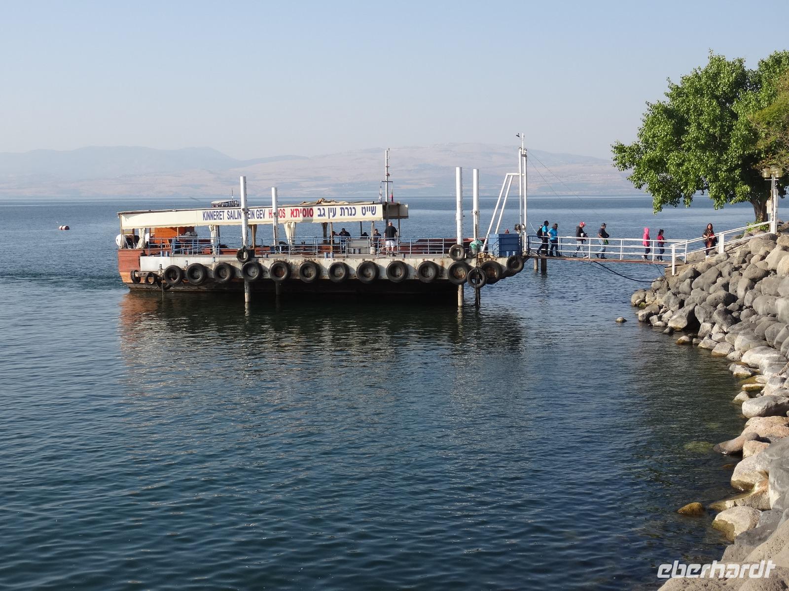 Fahrt auf den See Genezareth