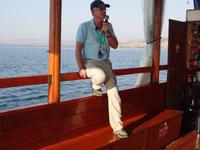 Fahrt auf den See Genezareth - unser singende Reiseleiter