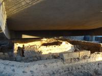 Kapernaum - Reste der ursprünglichen Kirche unter der neuen Kirche