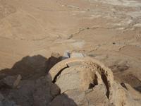 Masada - Spitze des nördlichen Palastes
