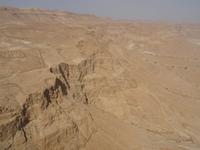 Masada - Blick in die judäische Wüste