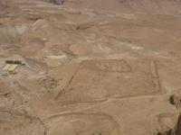 Masada - Blick auf das größte römische Lager