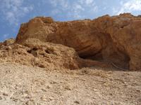 Masada -  Ende der römischen Rampe 