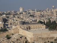 Jerusalem - Blick vom Ölberg auf die Al-Aqsa-Moschee