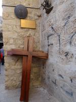 Jerusalem - auf der Via Dolorosa, 9.Station des Leidensweges