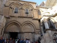 Jerusalem - Eingang zur Grabeskirche