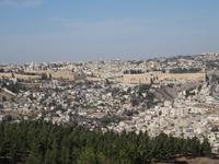 Jerusalem - Blick vom Picknickplatz auf die Altstadt
