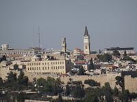 Jerusalem - Blick vom Picknickplatz auf den Berg Zion