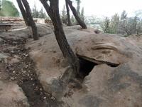 alte  Stellungen in Ramat Rachel