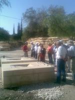 am Grab von David Ben Gurion