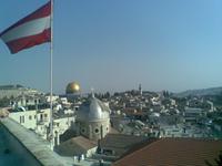 Blick vom Dach des österreichischen Hospizes