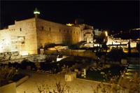 Altstadt Jerusalem bei Nacht