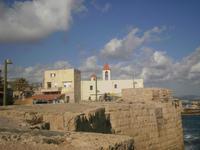auf der Stadtmauer von Akko
