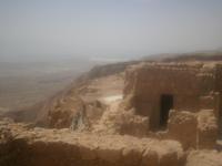 auf dem Bergplateau Massada