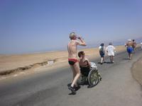 auf dem Weg vom Spa zum Strand