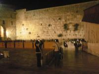 Klagemauer bei Nacht