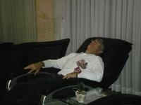 Reiseleiter Ilan macht Pause