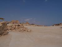 Masada National Park- auf dem Festungsplateau