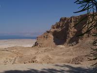 Masada National Park- Silhouette des Nordhanges
