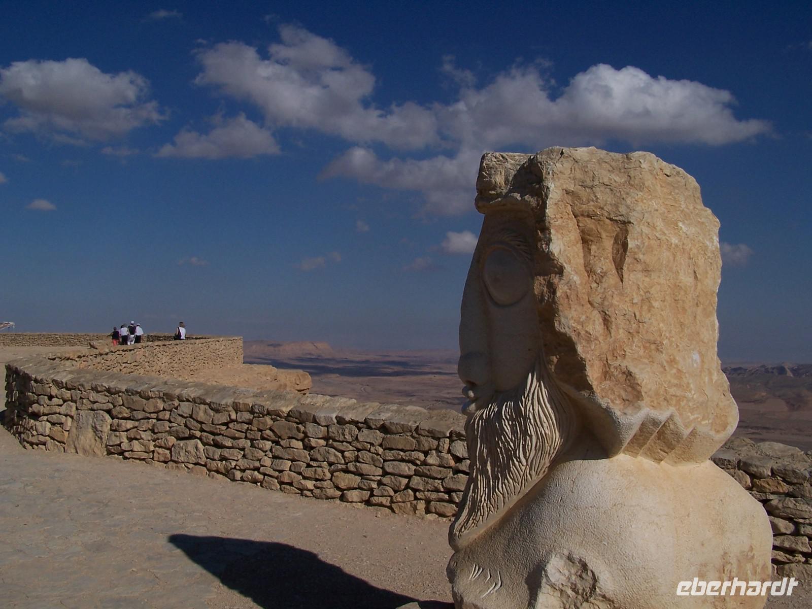 Mizpe Ramon- am Kraterrand