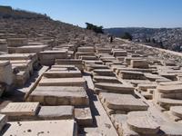 Jerusalem- Ölberg mit Steingräbern