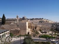 Jerusalem- Sicherheitskontrollstelle vor dem Tempelberg