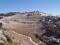 Jerusalem- David-Stadt mit Blick auf den Ölberg
