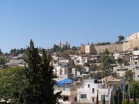 Jerusalem- Blick von der David-Stadt auf den Zion-Berg