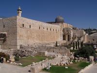 Jerusalem- Tempelberg mit El Aqsa-Moschee