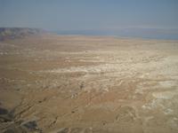 Blick von Masada zum Toten Meer