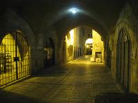 Abends in der Altstadt von Jerusalem