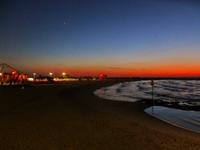 1.Tag, 24.10.2013: Sonnenuntergang am Strand von Tel Aviv
